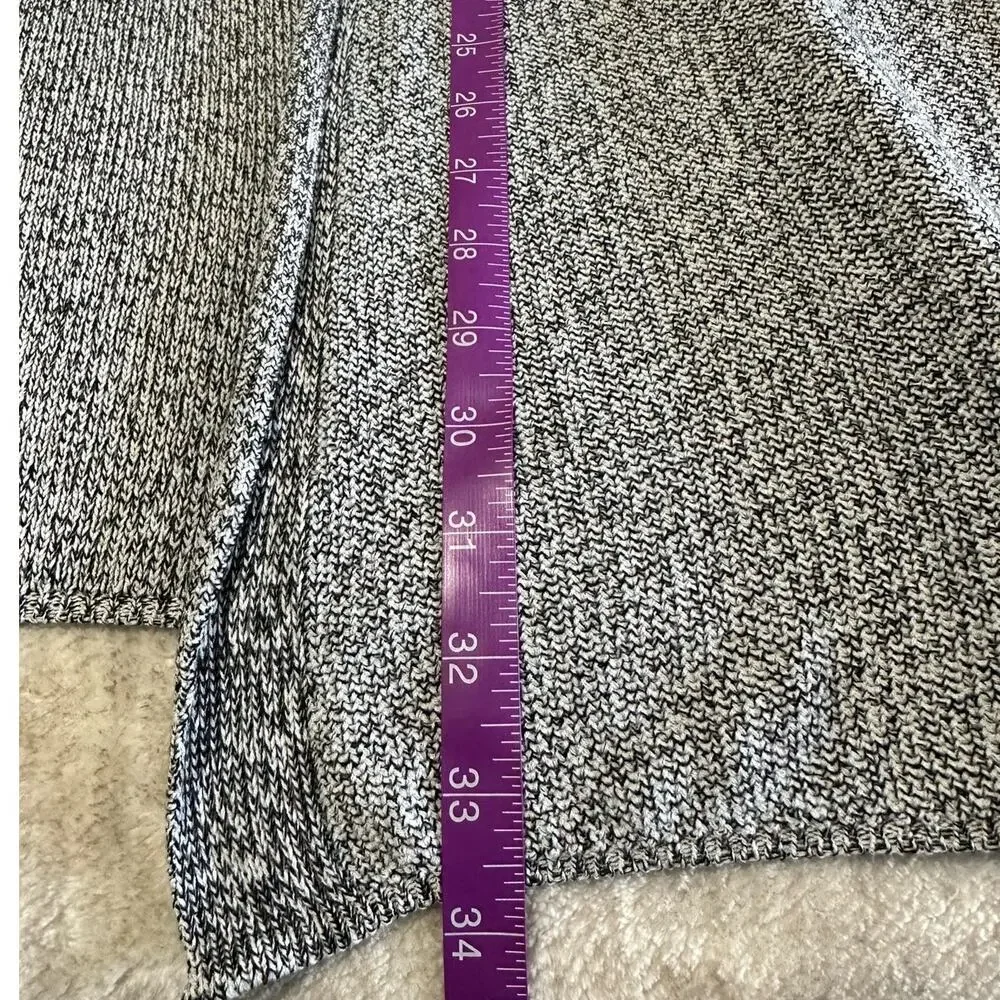 Eileen Fisher Open Front Long Cardigan M Soft Minimalist Duster Sweater
